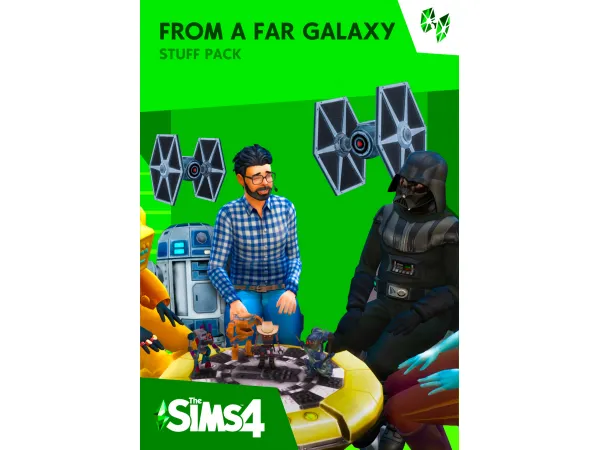 Maxis Match From a Far Galaxy Stuff Pack - The Sims 4 Custom Content