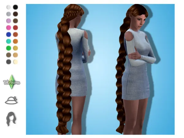 Maxis Match Rapunzel by tekri - The Sims 4 Custom Content