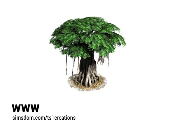 Banyan Tree by ts1creations - The Sims 1 Custom Content
