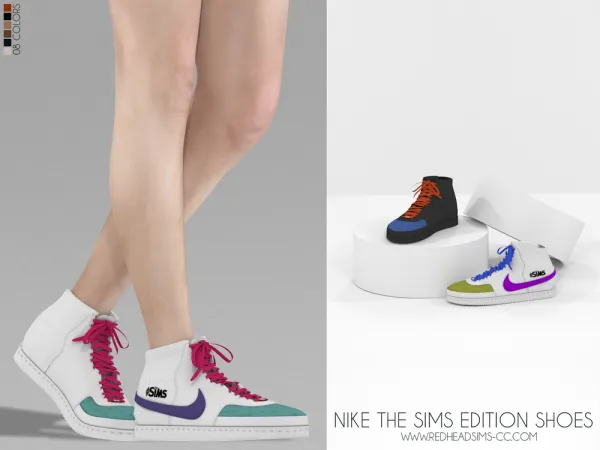 Alpha NIKE THE SIMS EDITION SHOES by redheadsims - The Sims 4 custom content