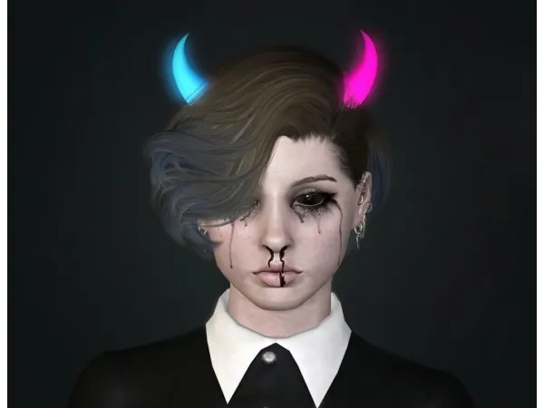 ralinesims Daredevil Horns by simsfinds - The Sims 3 Custom Content