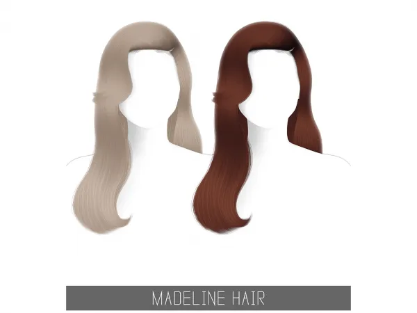 Alpha MADELINE HAIR - The Sims 4 Custom Content
