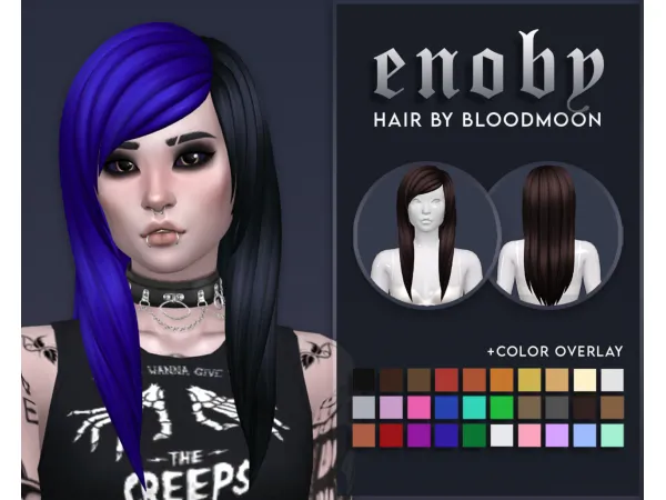 Maxis Match ❝Enoby❞ Hair - The Sims 4 custom content