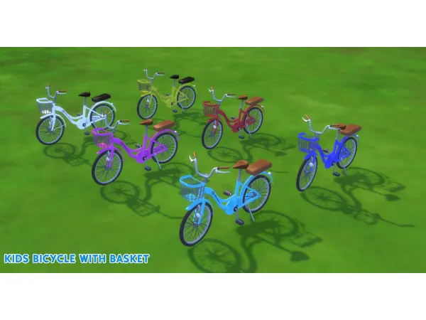 Maxis Match Bicycle For Kids and Toddler by simsfinds - The Sims 4 Custom Content