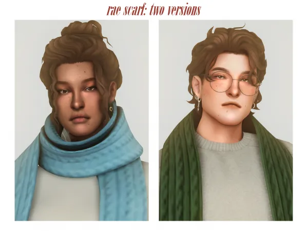 Maxis Match rae scarf - The Sims 4 Custom Content