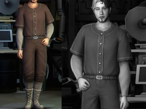 Maxis Match Andrew Outfit by adrienpastel - The Sims 4 Custom Content