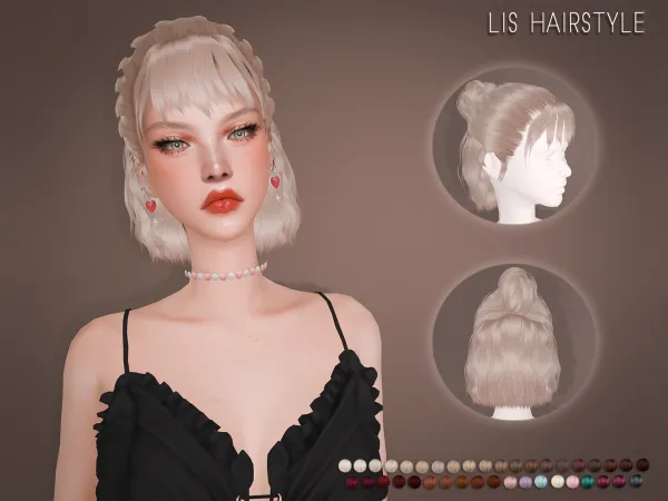 Alpha Lis Hair Brsims - The Sims 4 Custom Content