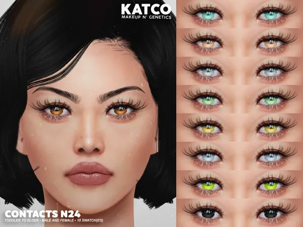 Alpha katco contact n24 by katco - The Sims 4 Custom Content