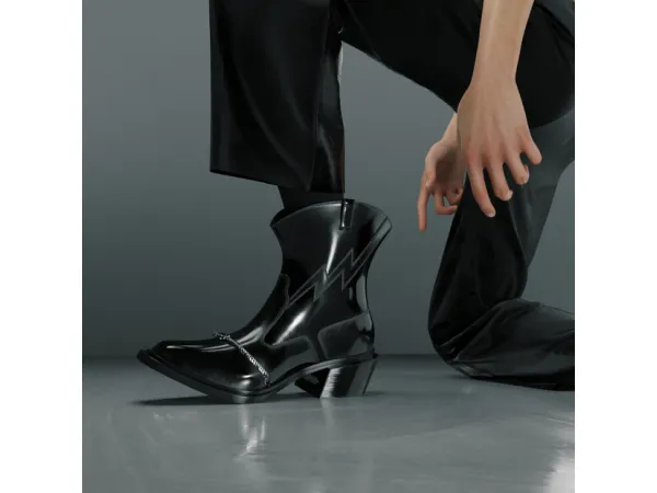 Alpha COWBOY BOOTS For by simsfinds - The Sims 4 Custom Content