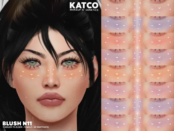 Mix katco blush n11 by katco - The Sims 4 Custom Content