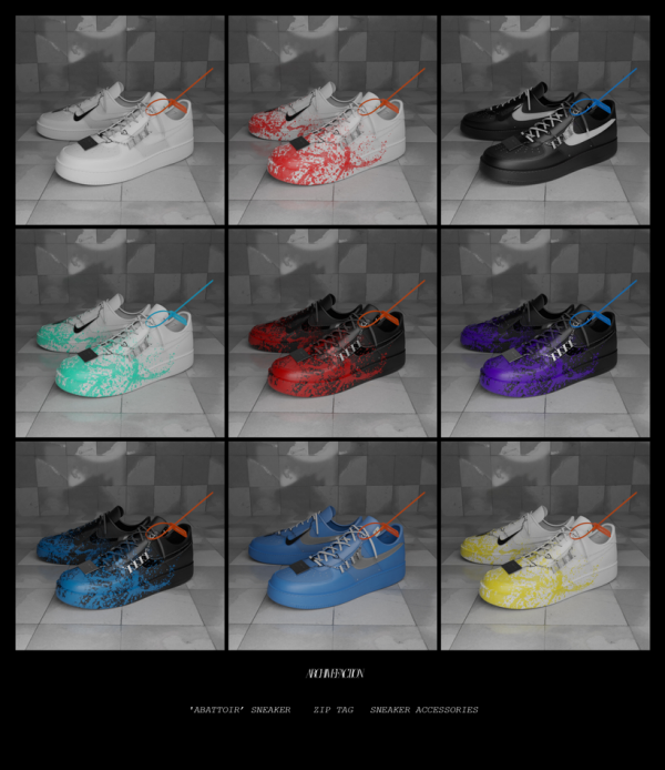 Alpha Abattoir Sneaker For by simsfinds - The Sims 4 Custom Content