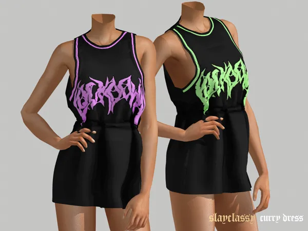 Alpha SC125 Cicilia dress by slayclassy - The Sims 4 Custom Content