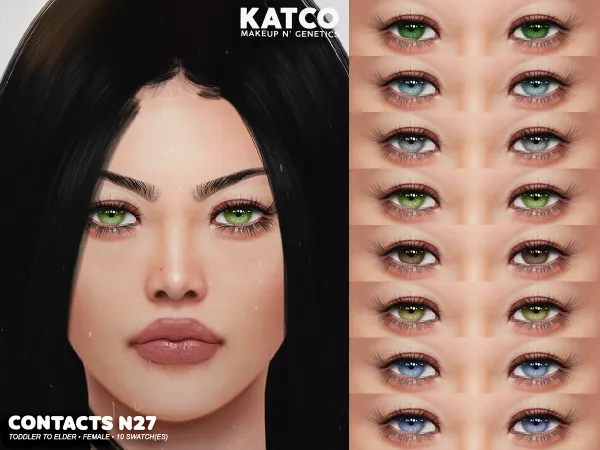 Alpha katco contact n27 - The Sims 4 Custom Content