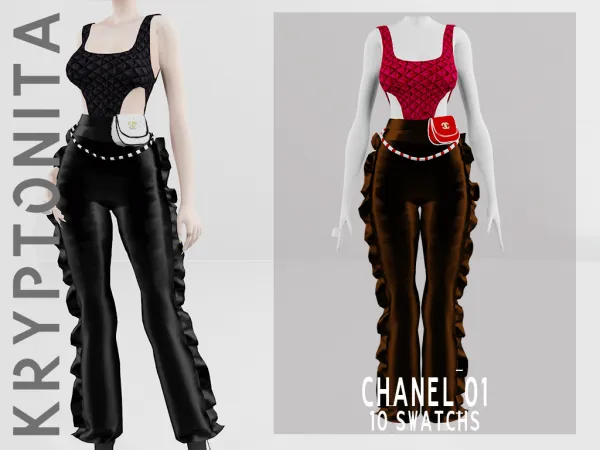 Alpha COLLECTION CHANEL by kryptonita - The Sims 4 Custom Content