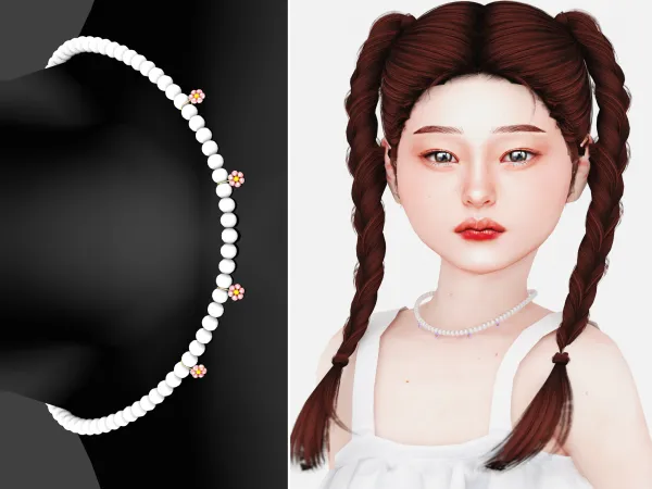 Alpha Joy Necklace by plbsims - The Sims 4 Custom Content