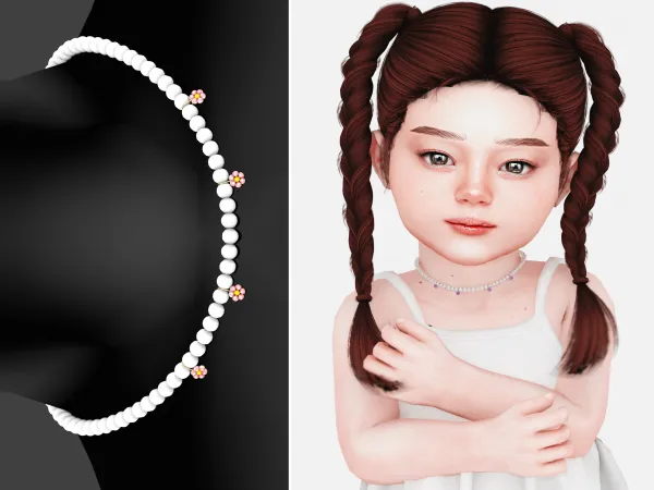 Alpha Joy Necklace - The Sims 4 Custom Content