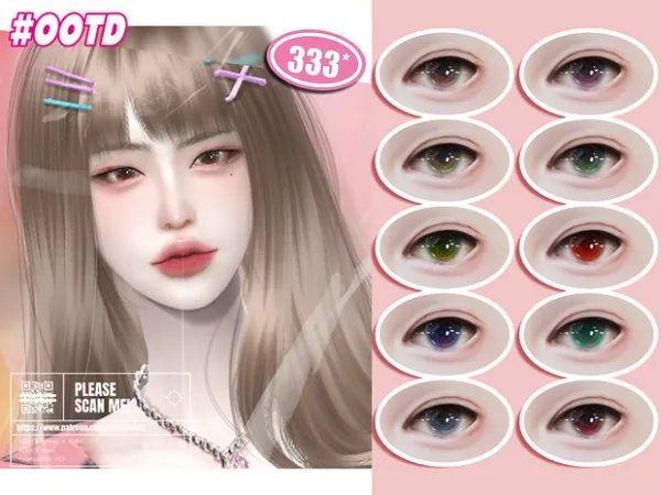 Alpha 333eyes 01 by simsfinds - The Sims 4 Custom Content