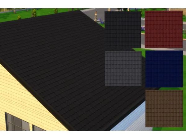 Maxis Match Dita Roof sims by simsfinds - The Sims 4 Custom Content