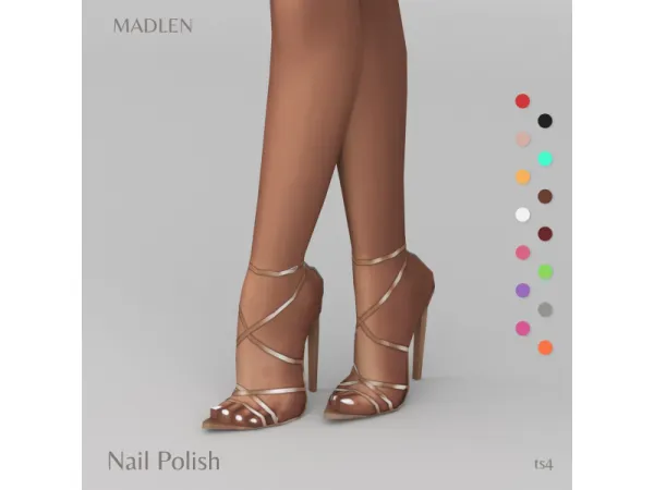 Maxis Match Madlen Nail Polish by Madlen - The Sims 4 Custom Content