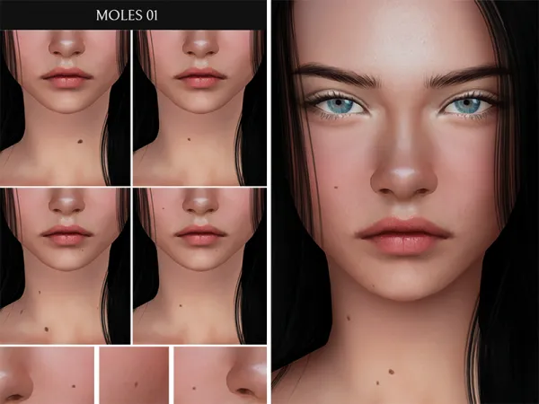 Alpha Moles 01 by Lutessasims - The Sims 4 Custom Content