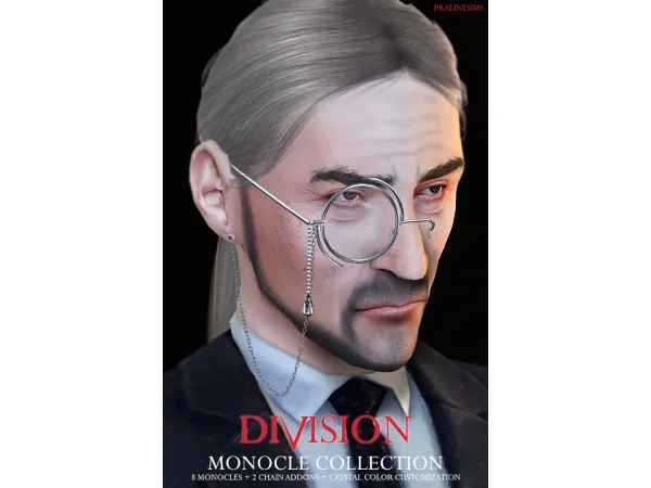 Mix DIVISION Monocle Collection by simsfinds - The Sims 4 Custom Content
