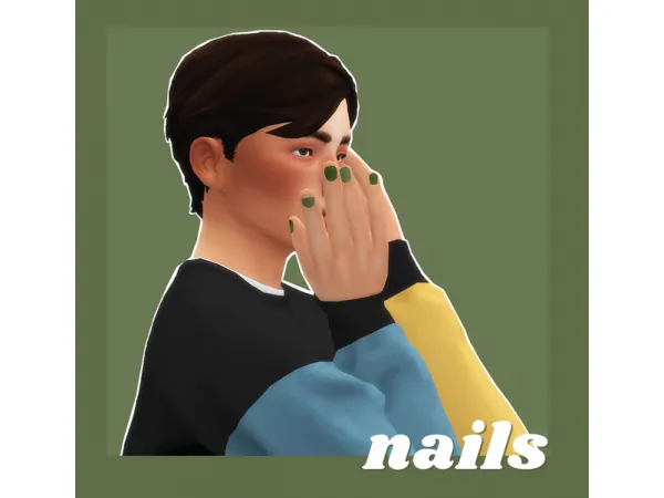 Maxis Match barbieaiden nails by simsfinds - The Sims 4 Custom Content