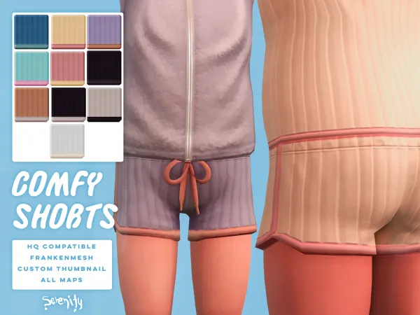 Maxis Match Baby Dream Comfy Shorts by serenity-cc - The Sims 4 Custom Content