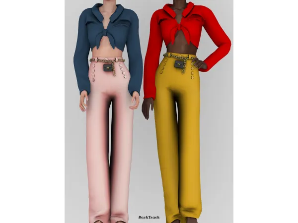 Alpha Fashion Business Set by BackTrack - The Sims 4 Custom Content