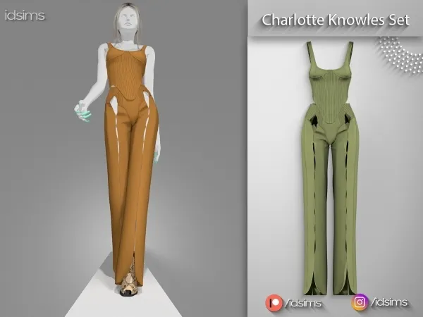 Alpha Charlotte Knowles Set by polygoncouture - The Sims 4 custom content