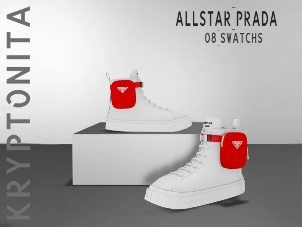 Alpha COLLECTION PRADA by kryptonita - The Sims 4 Custom Content