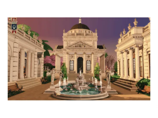 Maxis Match Chapelle Garden by ArdaZek - The Sims 4 Custom Content