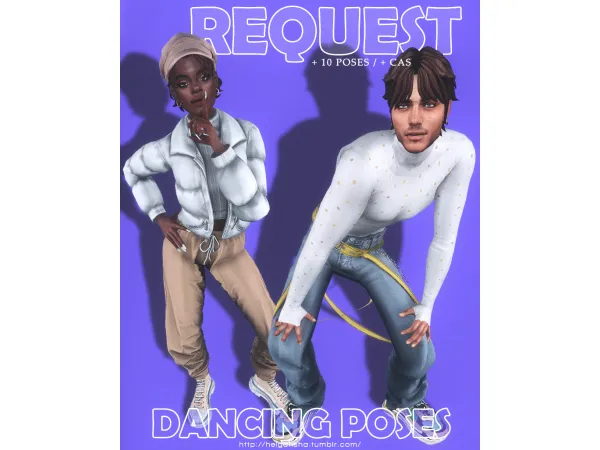 Mix Dancing poses Pose Pack CAS by helgatisha - The Sims 4 Custom Content