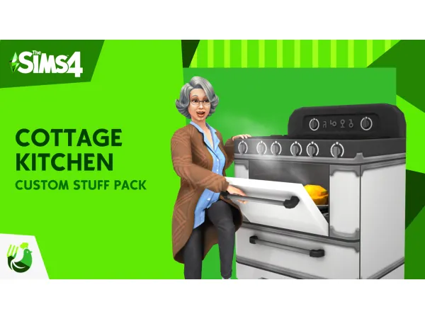 Maxis Match Cottage Kitchen Custom Stuff Pack by s-imagination - The Sims 4 Custom Content