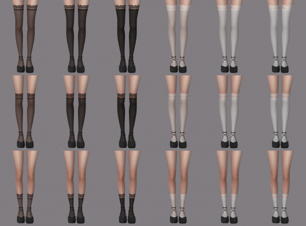 Maxis Match nell le Stockings by simsfinds - The Sims 4 Custom Content