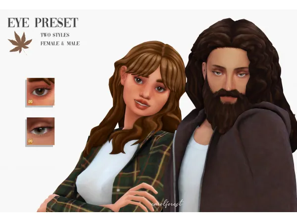 Maxis Match EYE PRESET1 by simsfinds - The Sims 4 Custom Content