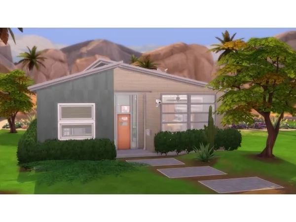 Maxis Match MID CENTURY MODERN ( Free) by simsfinds - The Sims 4 Custom Content