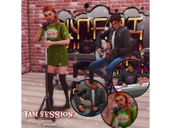 Maxis Match Jam Session by simsfinds - The Sims 4 Custom Content
