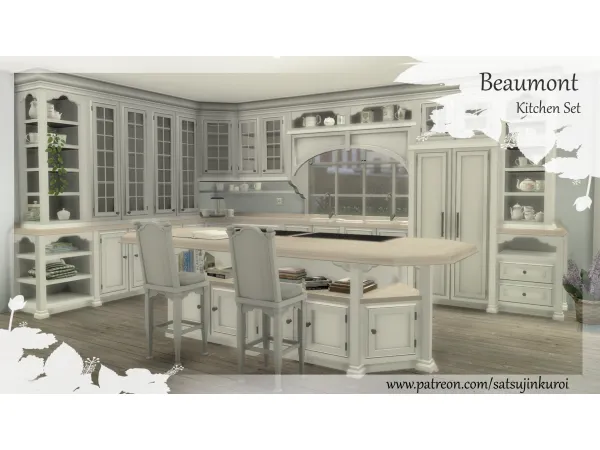 Maxis Match Beaumont Kitchen Set by satsujin - The Sims 4 Custom Content