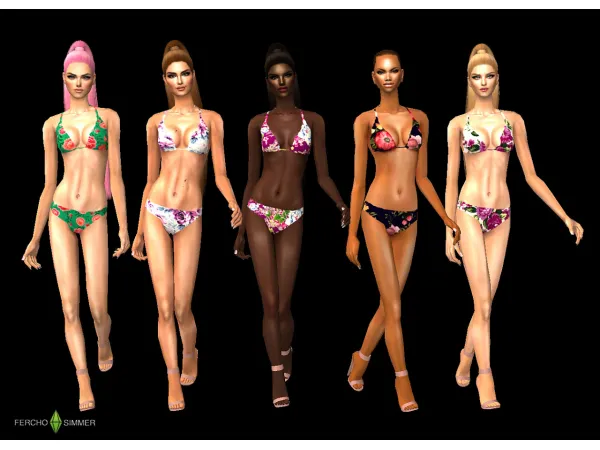 [FerchoSimmer]BikiniPack - The Sims 2 Custom Content