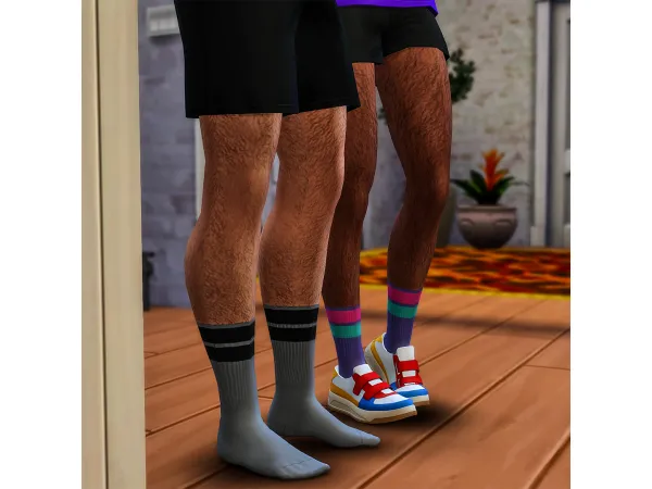 Maxis Match athletic socks by simsfinds - The Sims 4 Custom Content