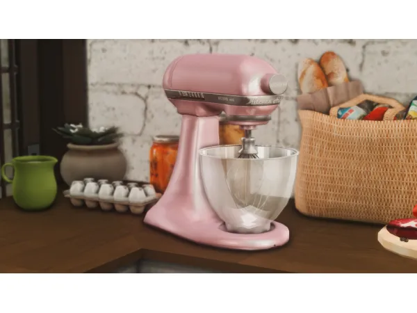 Alpha Stand Mixer Kitchen Aid by Hydrangea - The Sims 4 Custom Content