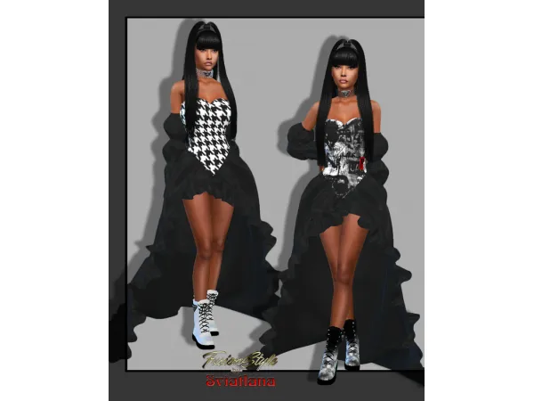 Alpha Dress by fusionstylesims4 - The Sims 4 Custom Content