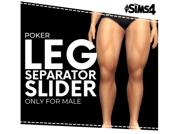 Maxis Match Leg Separator Slider by simsfinds - The Sims 4 Custom Content