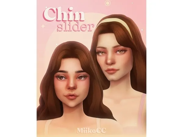Maxis Match Chin slider by miikocc - The Sims 4 Custom Content