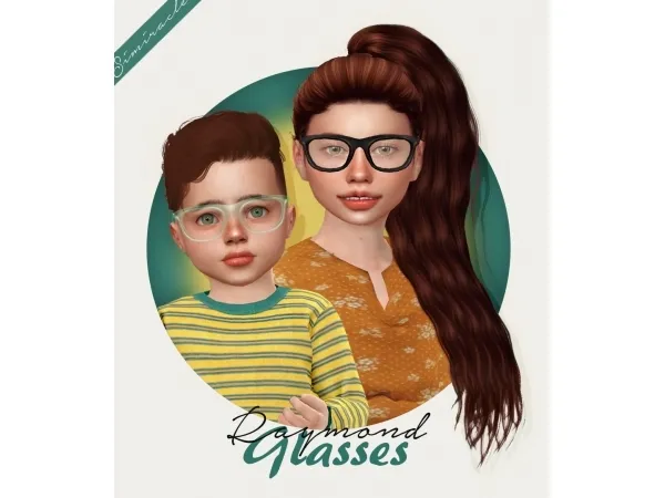 Mix Raymond Glasses by simsfinds - The Sims 4 Custom Content