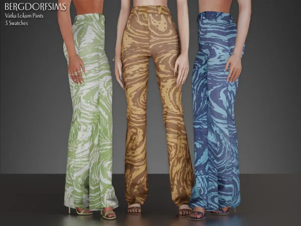 Alpha Vatka Lokum Pants by bergdorfsims - The Sims 4 Custom Content