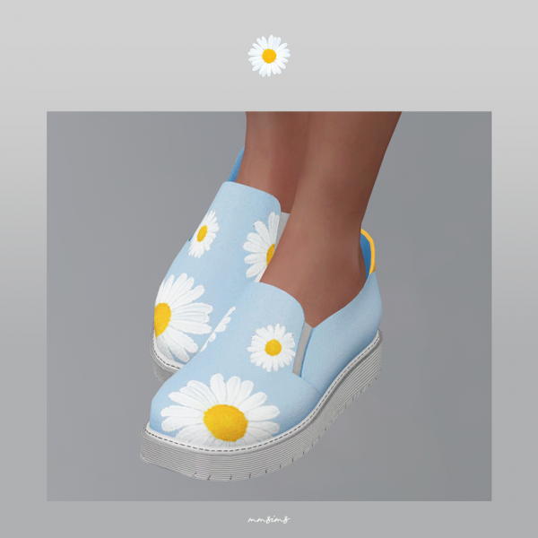 Maxis Match MMSIMS Basic Slip on by simsfinds - The Sims 4 Custom Content