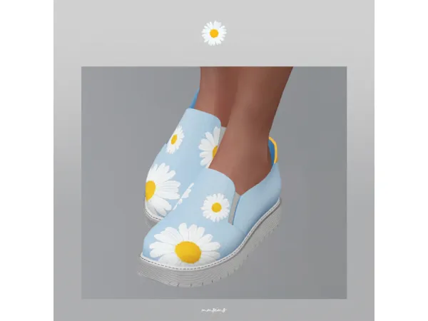 Maxis Match MMSIMS Basic Slip on - The Sims 4 Custom Content