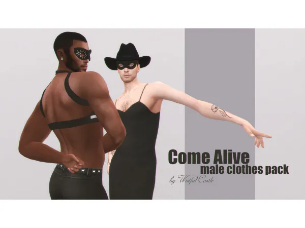 Maxis Match Come Alive (clothes pack) by simsfinds - The Sims 4 Custom Content