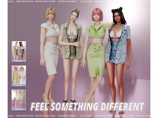 Alpha FEEL SOMETHING DIFFERENT [뉴엔] by simsfinds - The Sims 4 Custom Content